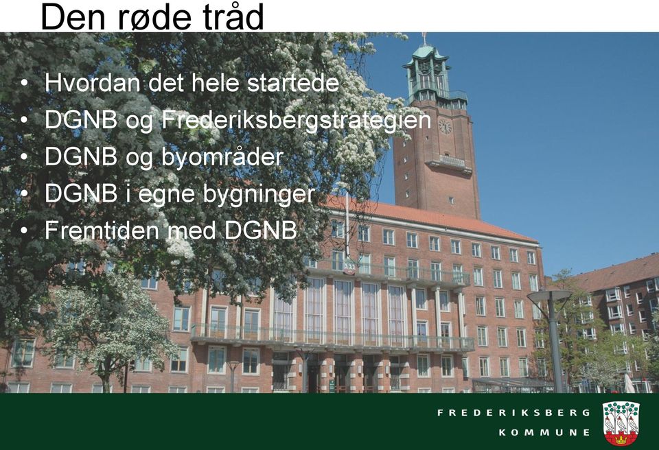 Frederiksbergstrategien DGNB og