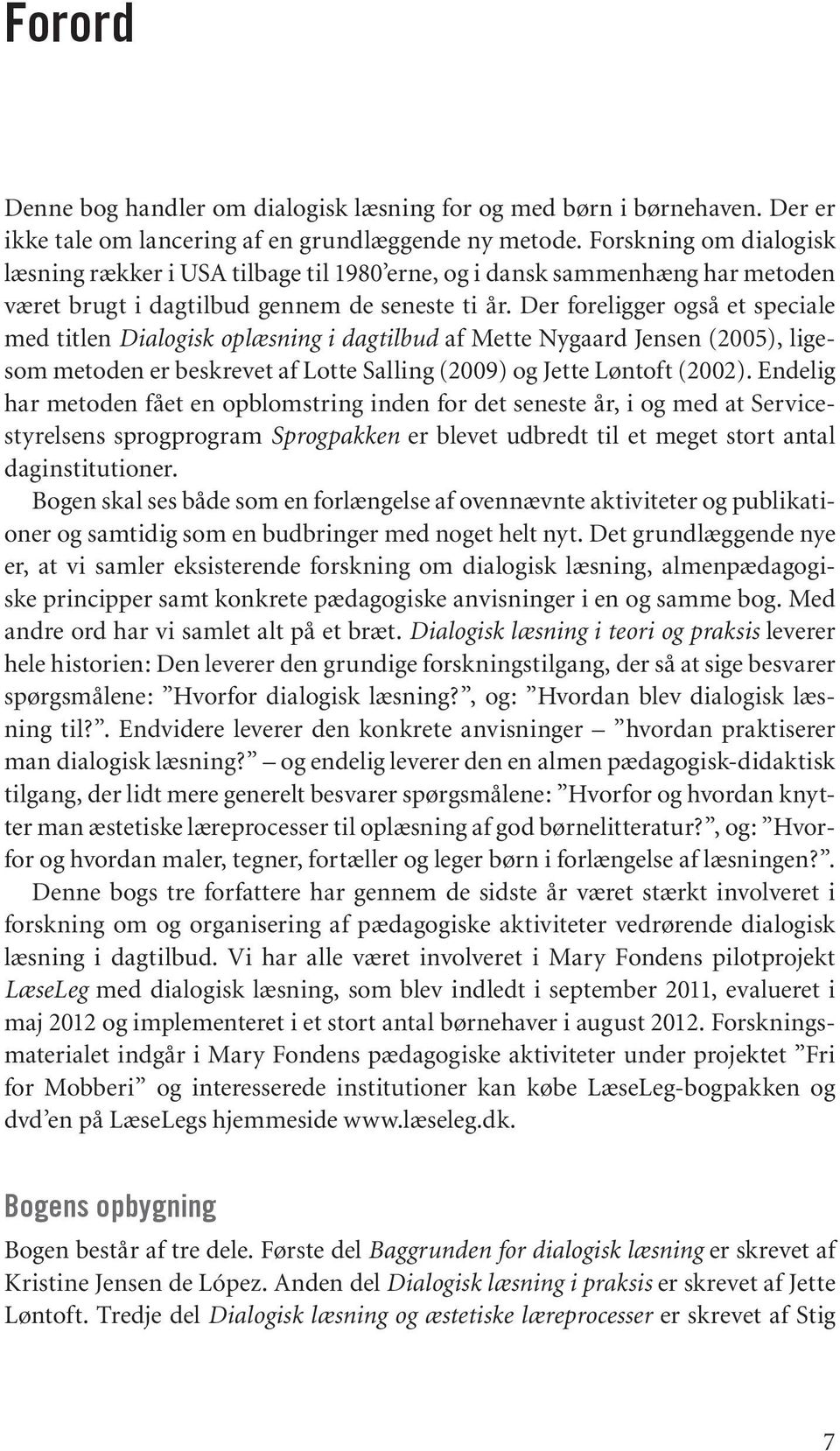 Stig Broström Kristine Jensen de López Jette Løntoft. Dialogisk læsning i  teori og praksis - PDF Free Download
