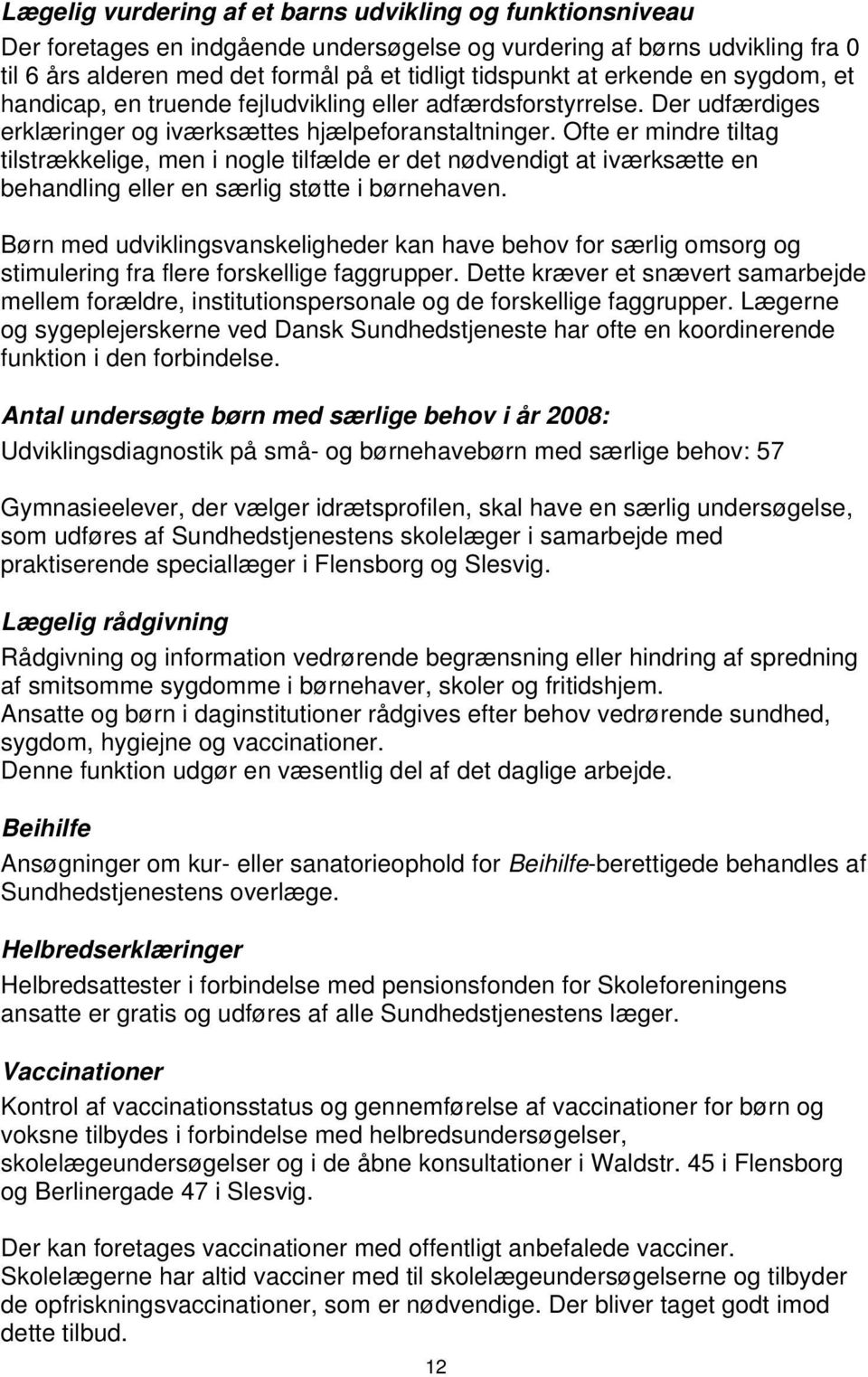 Sundhedstjeneste for Sydslesvig - PDF Download