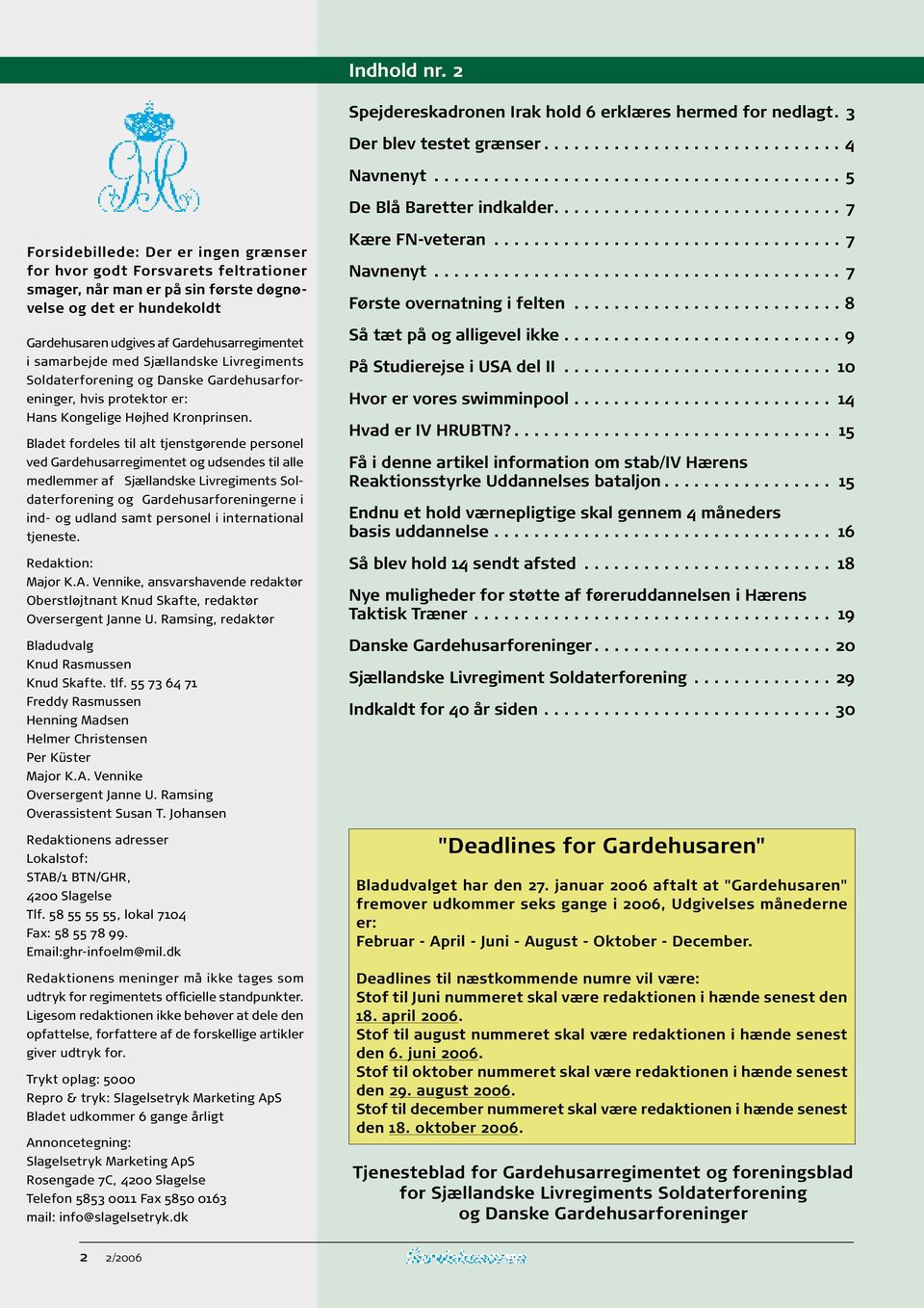 Gardehusaren Nr. 2 - april årgang - PDF Gratis download