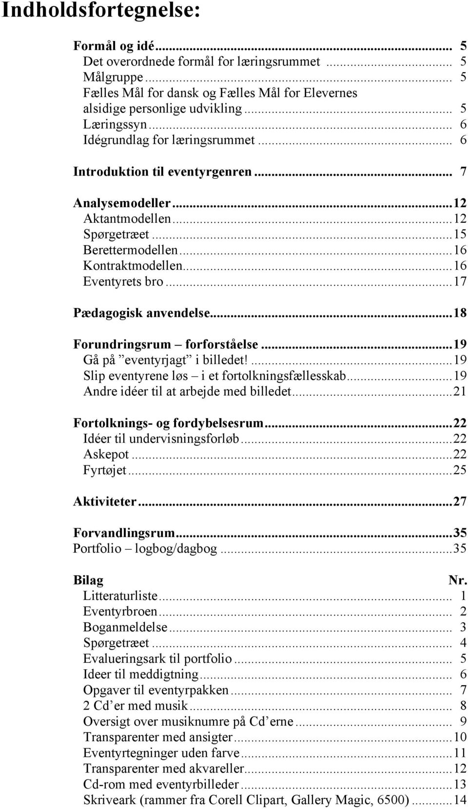 ordbog Ulv i fåretøj aflivning Slip eventyrene løs - et idékatalog - PDF Gratis download
