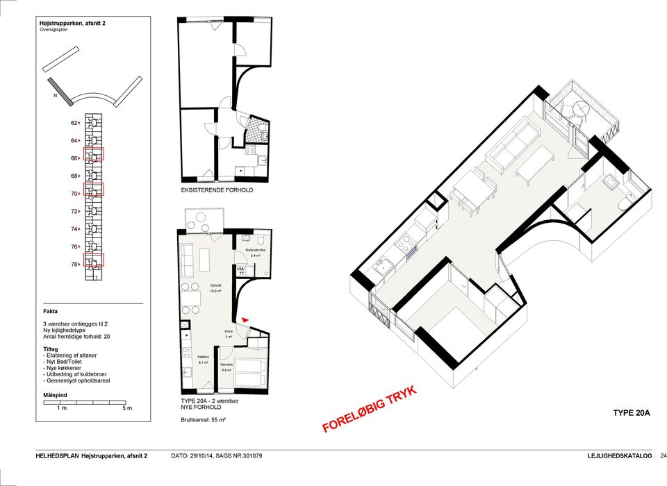- Etablering af altaner 8,1 m² TYPE 20A - 2