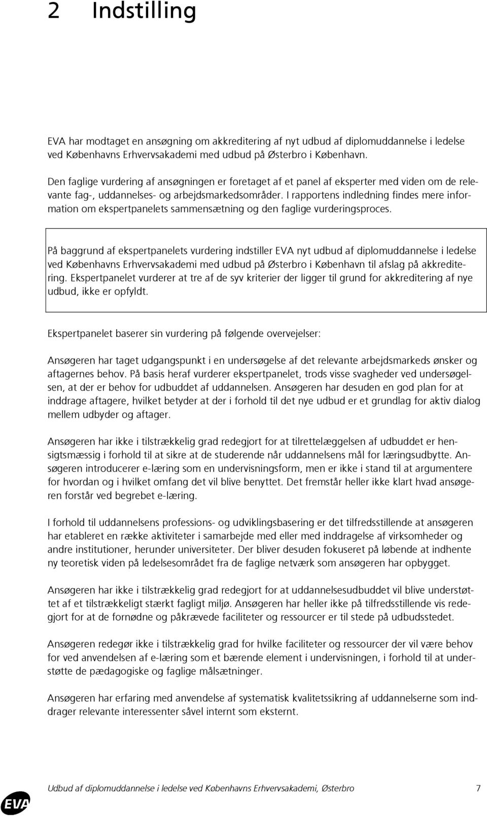 Udbud af diplomuddannelse i ledelse ved Københavns Erhvervsakademi, Østerbro  - PDF Gratis download