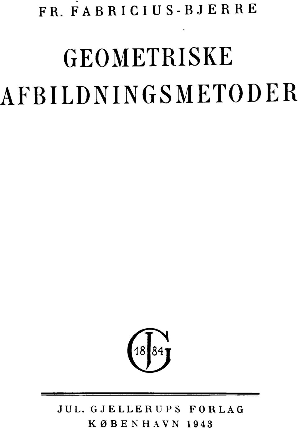 GEOMETRISKE AFBILDNINGSMETODER - PDF Gratis download