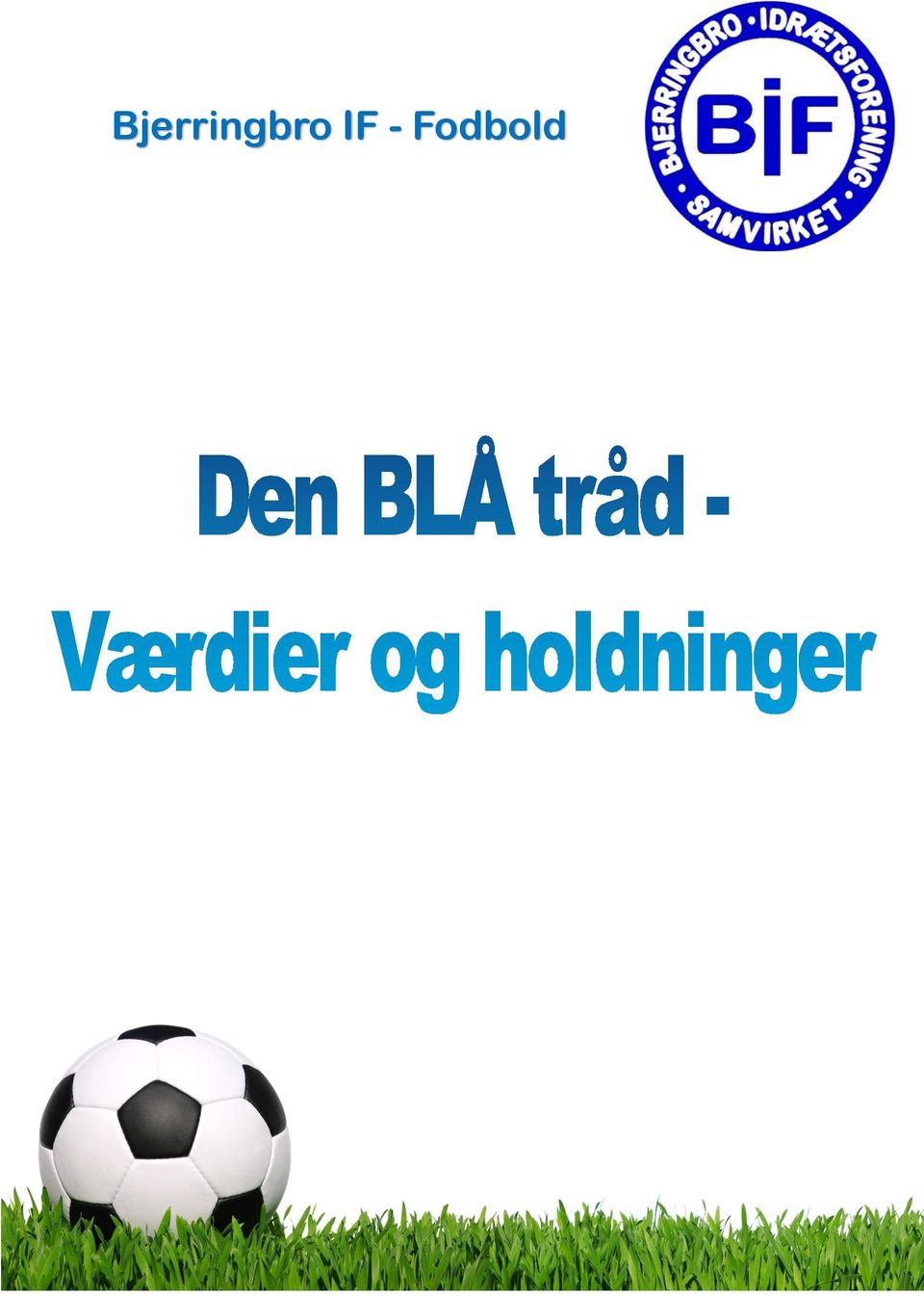 Bjerringbro IF - Fodbold - PDF Gratis download