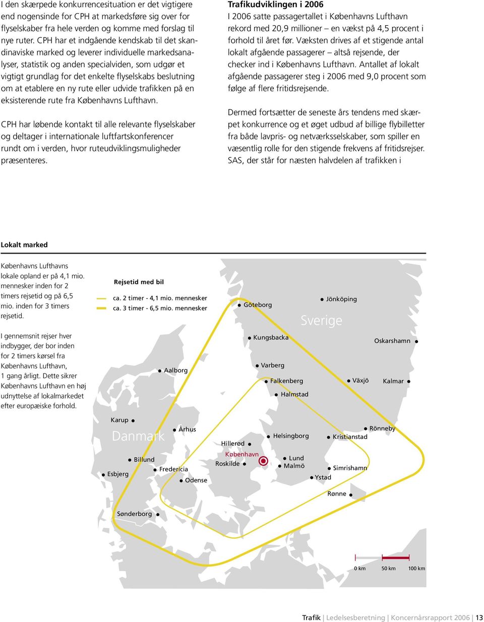 beslutning om at etablere en ny rute eller udvide trafikken på en eksisterende rute fra Københavns Lufthavn.