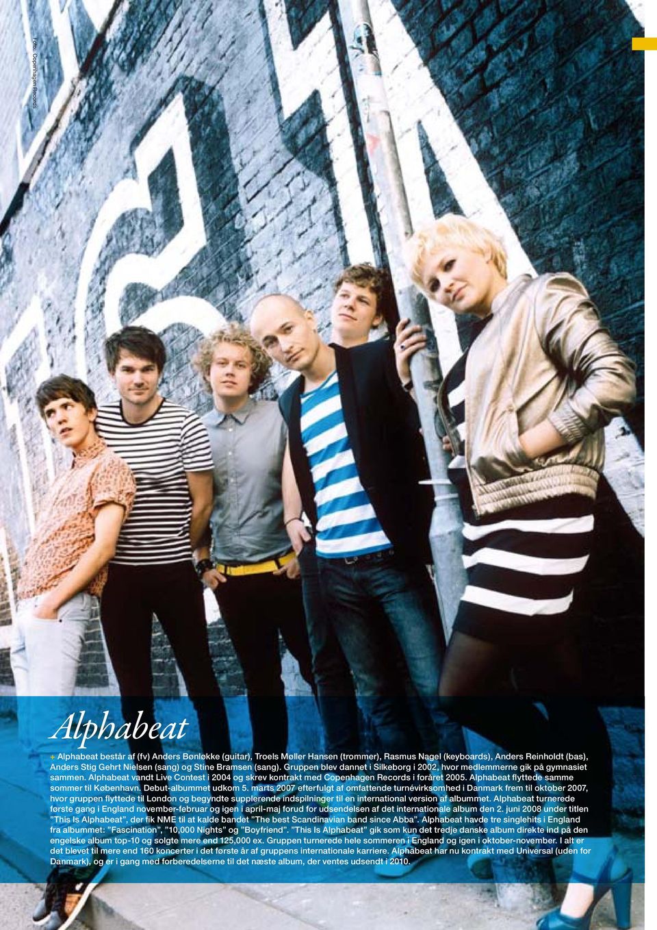 Alphabeat vandt Live Contest i 2004 og skrev kontrakt med Copenhagen Records i foråret 2005. Alphabeat flyttede samme sommer til København. Debut-albummet udkom 5.