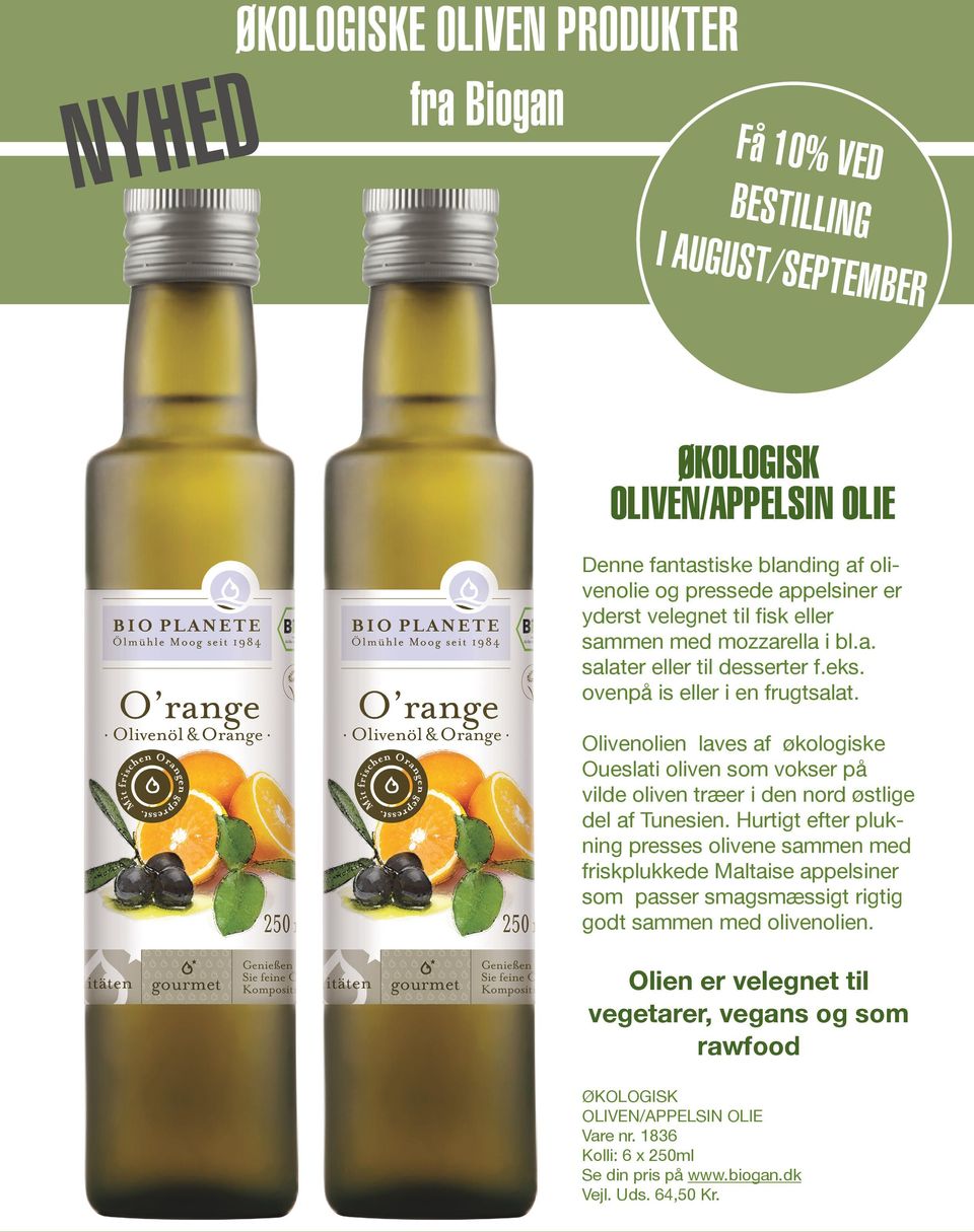 Olivenolien laves af økologiske Oueslati oliven som vokser på vilde oliven træer i den nord østlige del af Tunesien.