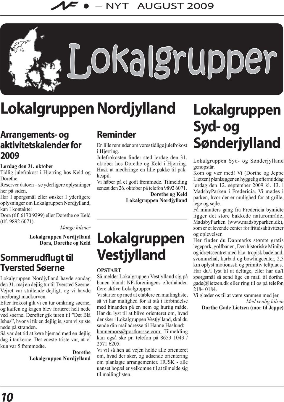 Reminder Lokalgruppen Nordjylland