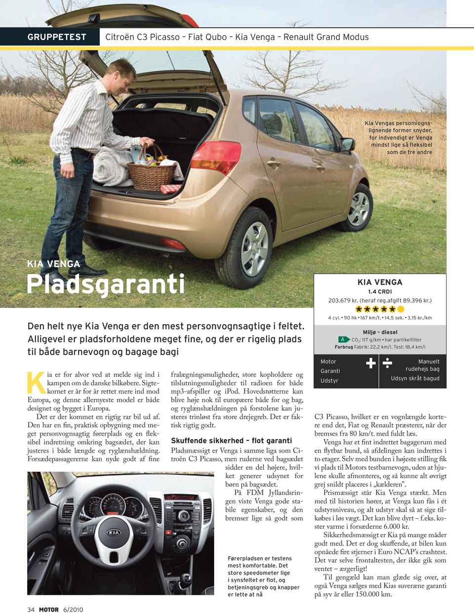 Citroën C3 Picasso Fiat Qubo Kia Venga Renault Grand Modus - PDF Free  Download