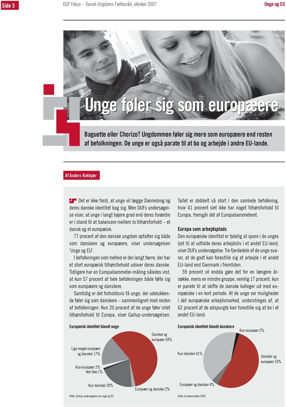 Unge og EU. DUF Fokus - PDF Free Download