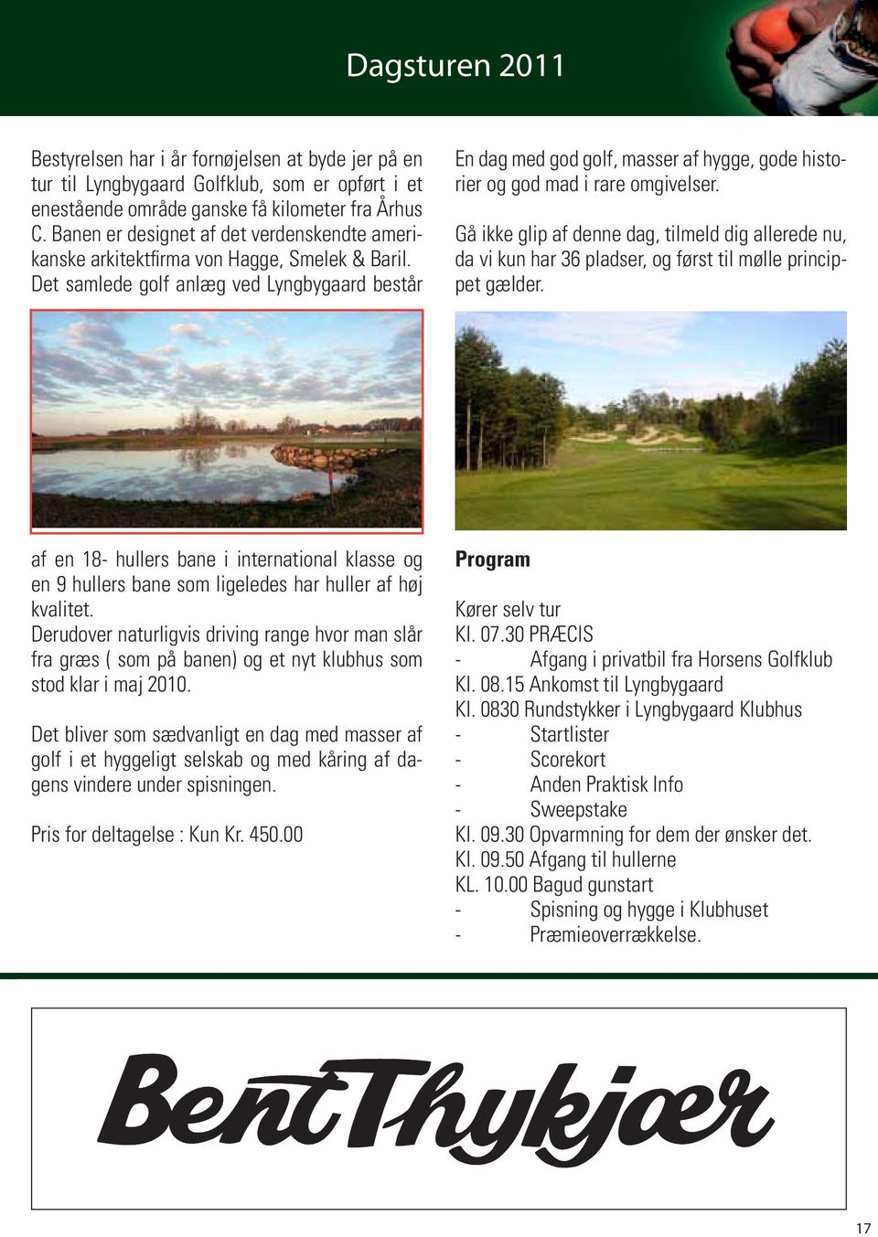 34. Sæson Horsens Golfklub Stor tak til vore sponsorer - PDF Free Download