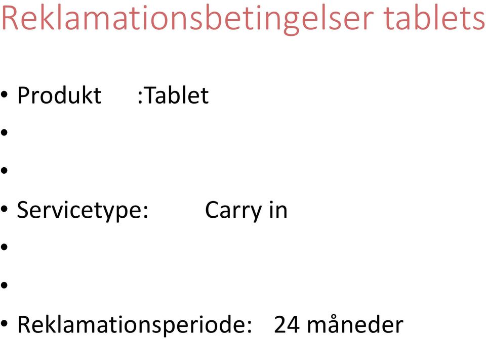 Servicetype: :Tablet