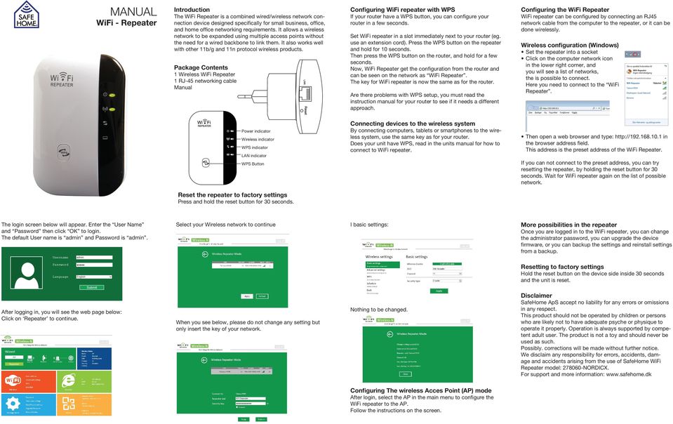 MANUAL WiFi - Repeater - PDF Free Download