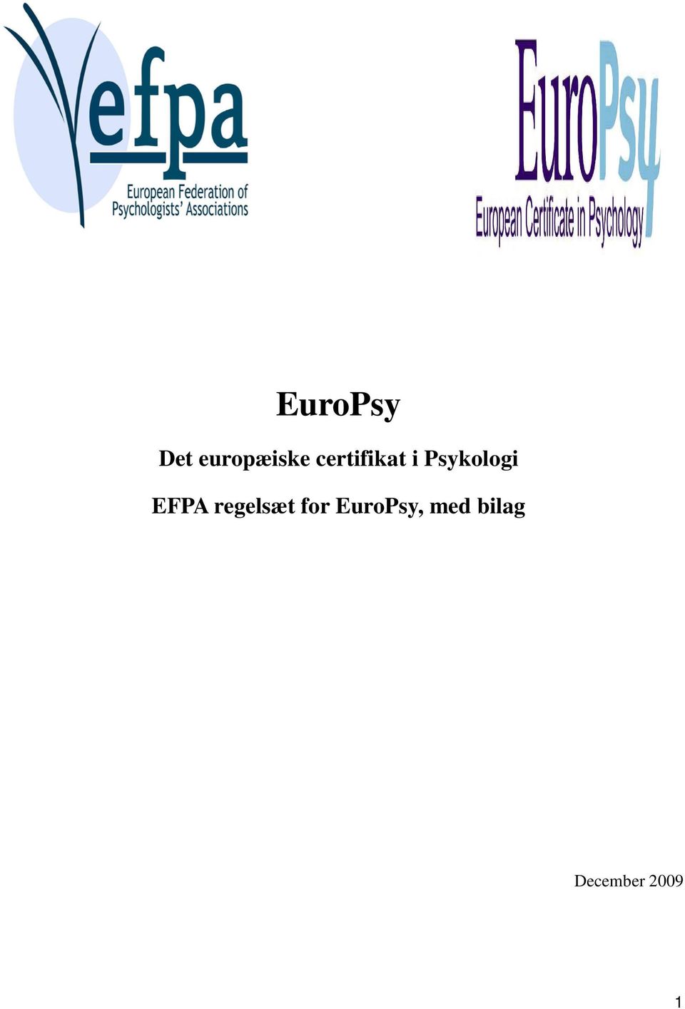 EFPA regelsæt for