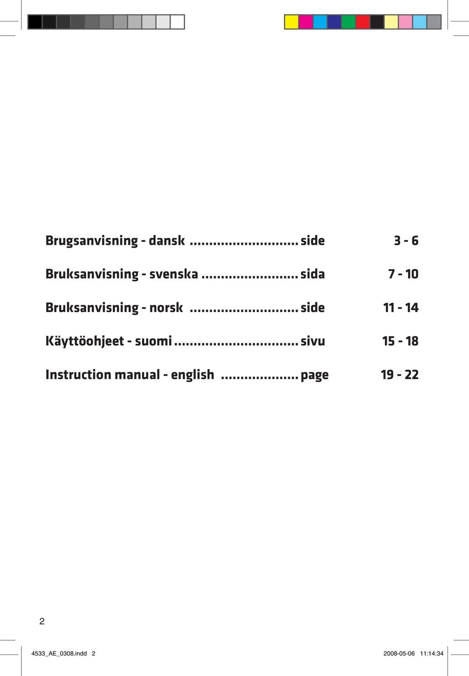 .. side 11-14 Käyttöohjeet - suomi.