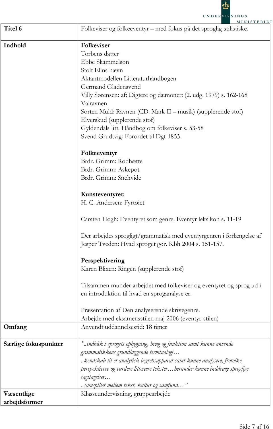 Undervisningsbeskrivelse Stamoplysninger til brug ved prøver til gymnasiale  uddannelser Termin Maj-Juni 2012 VUC Holstebro-Lemvig-Struer - PDF Free  Download