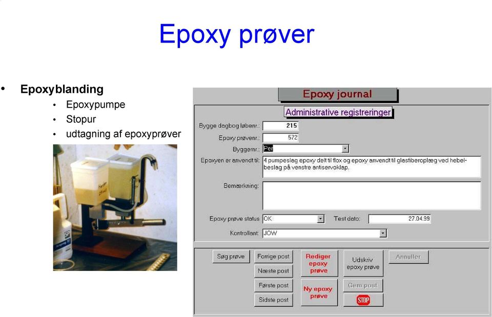 Epoxypumpe Stopur