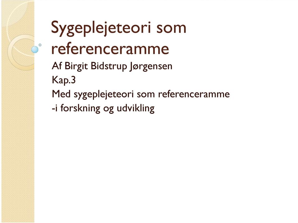 Bidstrup Jørgensen Kap.