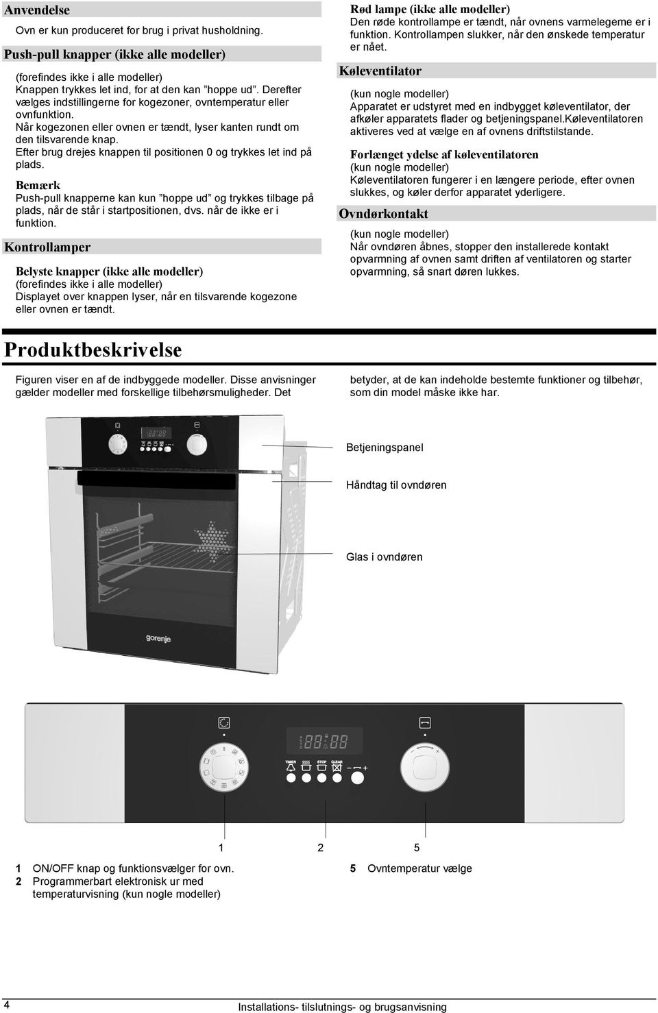 Elkomfur. Før De tager Deres nye ovn i brug. Kære kunde! Indhold - PDF Free  Download