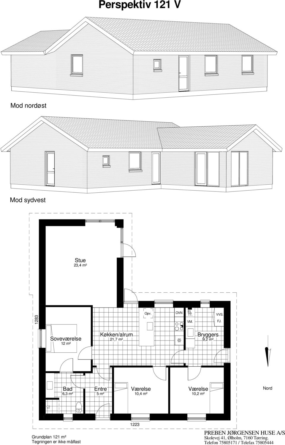 12 m² 21,7 m² 9,2 m² 6,3 m² 5 m²