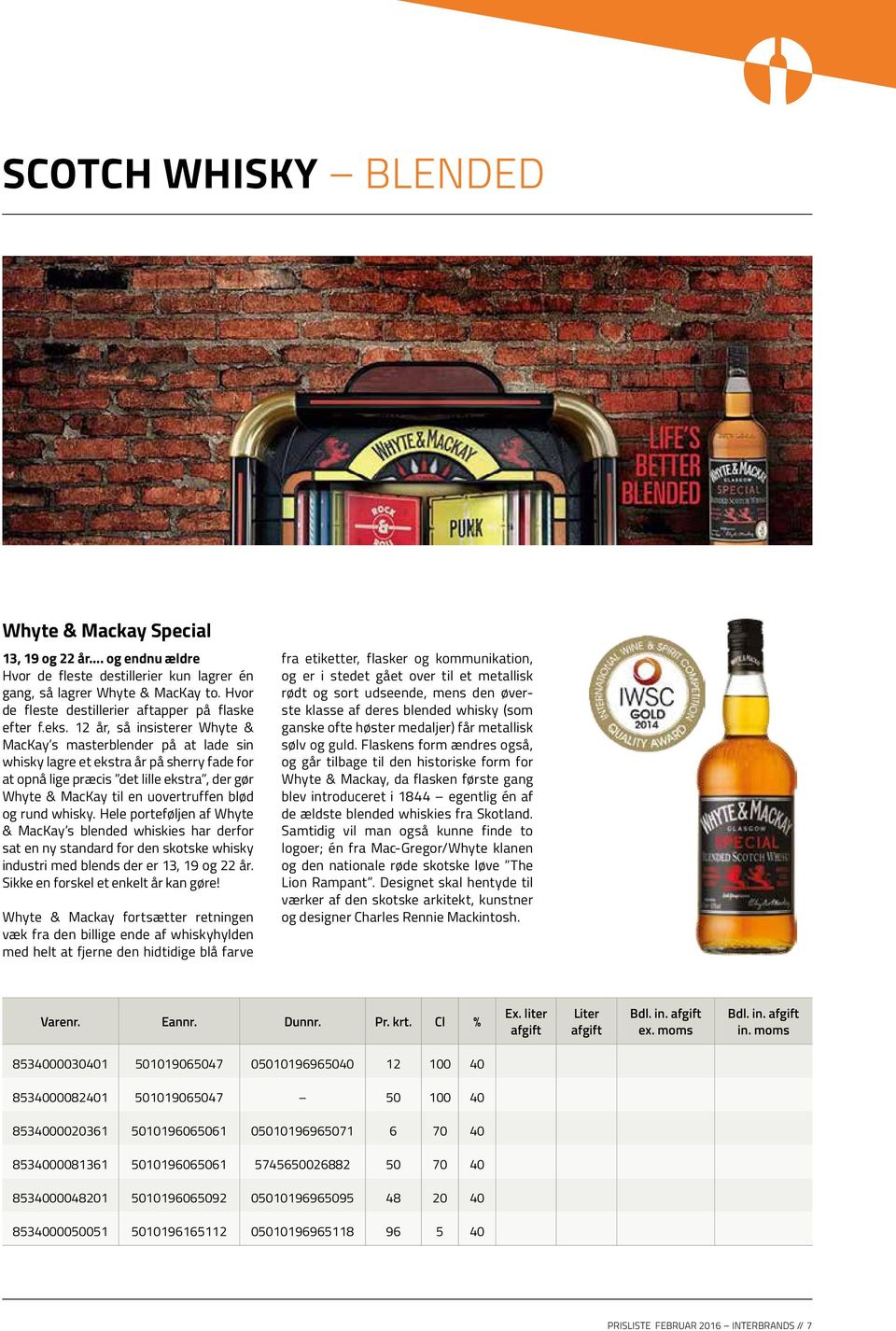 12 år, så insisterer Whyte & MacKay s masterblender på at lade sin whisky lagre et ekstra år på sherry fade for at opnå lige præcis det lille ekstra, der gør Whyte & MacKay til en uovertruffen blød