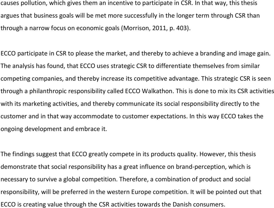 ikke noget venlige Sind Business case for CSR - PDF Free Download