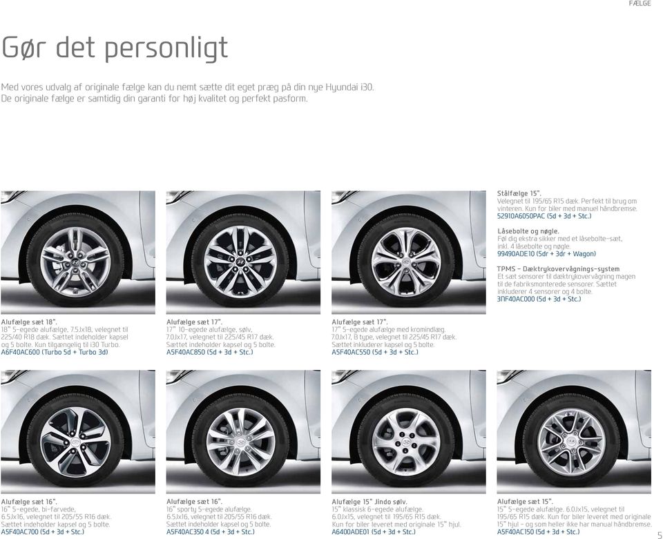 Hyundai i30. Tilbehør - PDF Gratis download