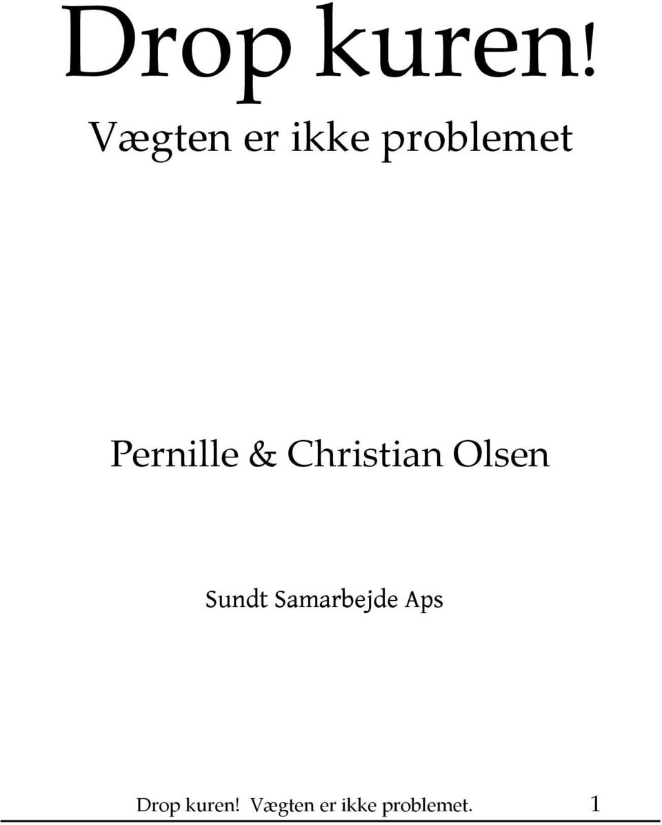 Pernille & Christian Olsen