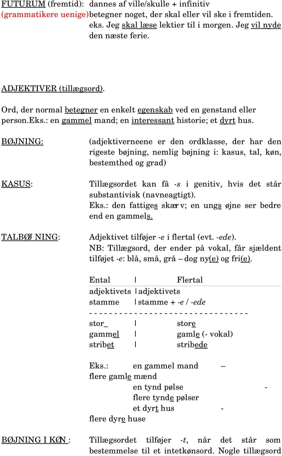 En kort og koncis beskrivelse af de danske ordklasser - PDF Gratis download