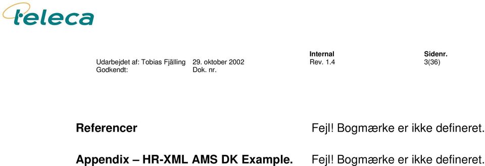 4 3(36) Referencer Appendix HR-XML AMS DK