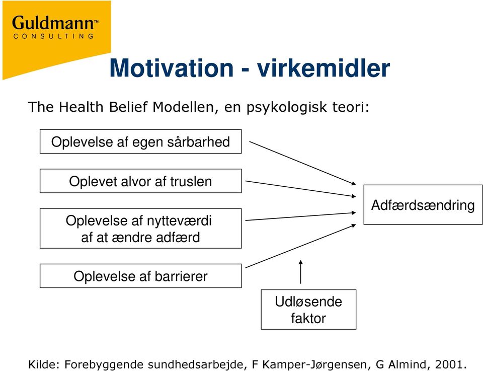 Motivation For ændring Af Vaner Fysioterapeut Master Of Public