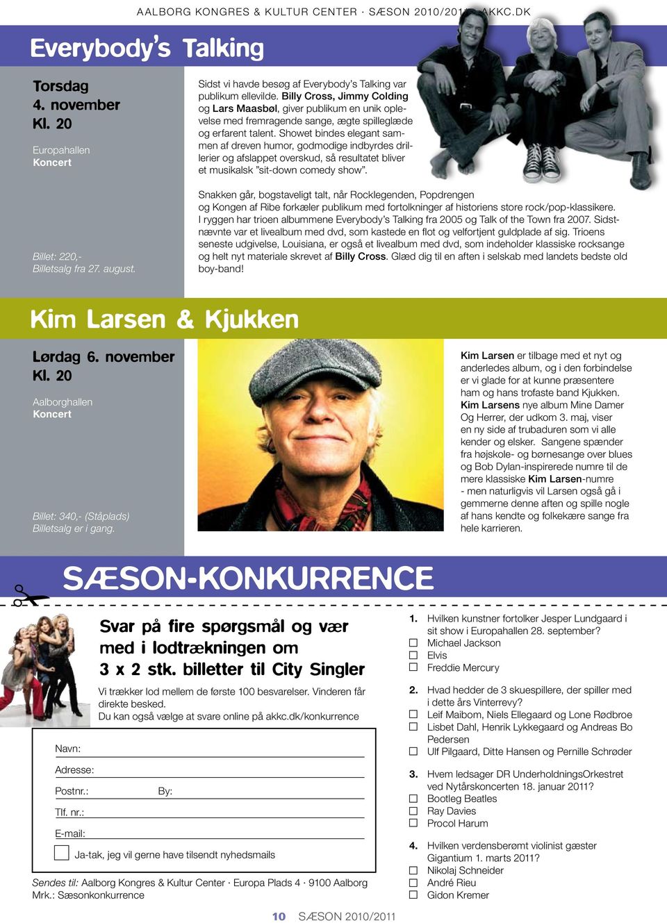 Aalborg Kongres & Kultur Center Sæson 2010/2011 akkc.dk - PDF Free ...