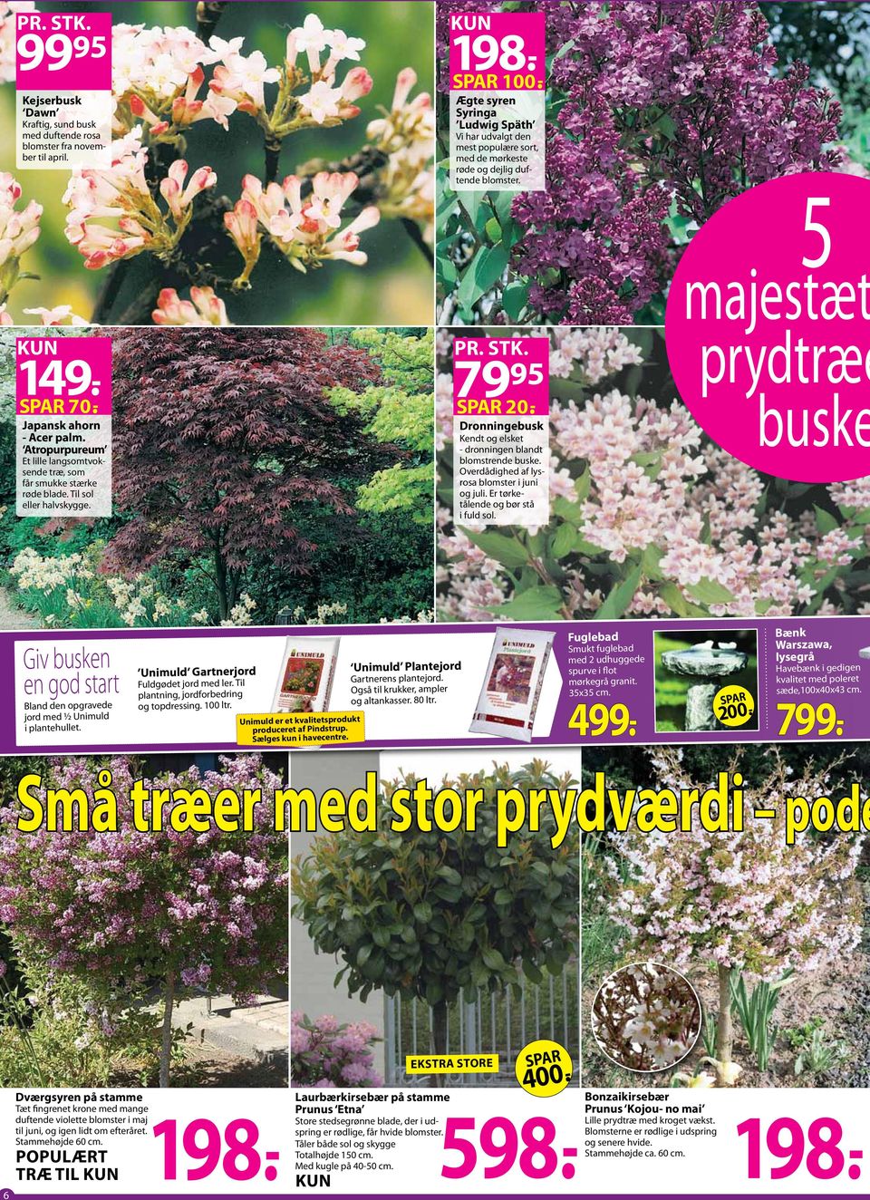 - Ægte syren Syringa Ludwig Späth Vi har udvalgt den mest populære sort, med de mørkeste røde og dejlig duftende blomster. PR. STK. 79 9 SPAR 20.