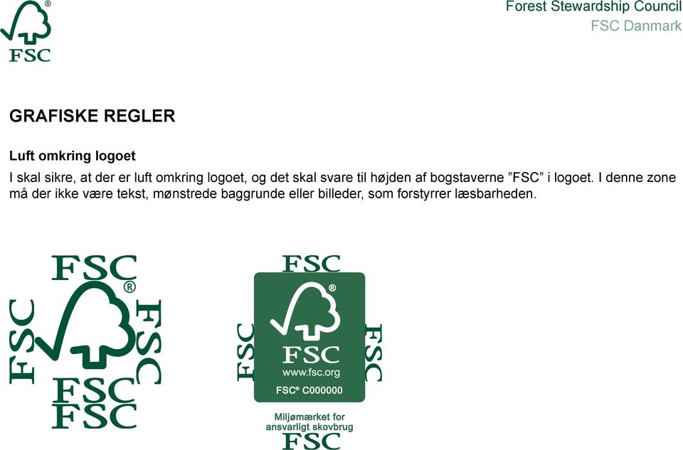 bogstaverne FSC i logoet.
