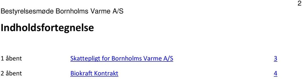 Bornholms Varme A/S 3 2