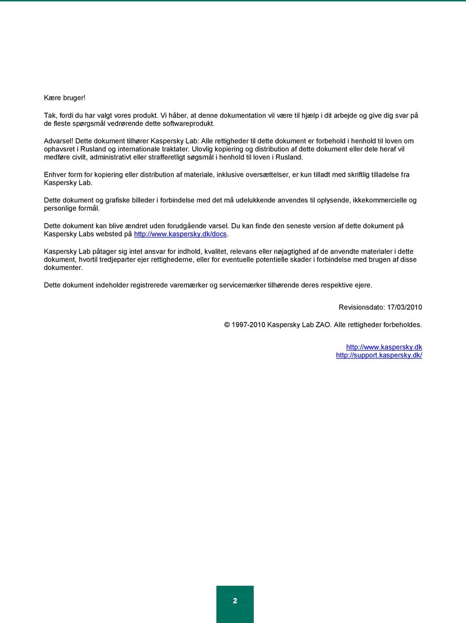 Kaspersky PURE BRUGERVEJLEDNING - PDF Free Download