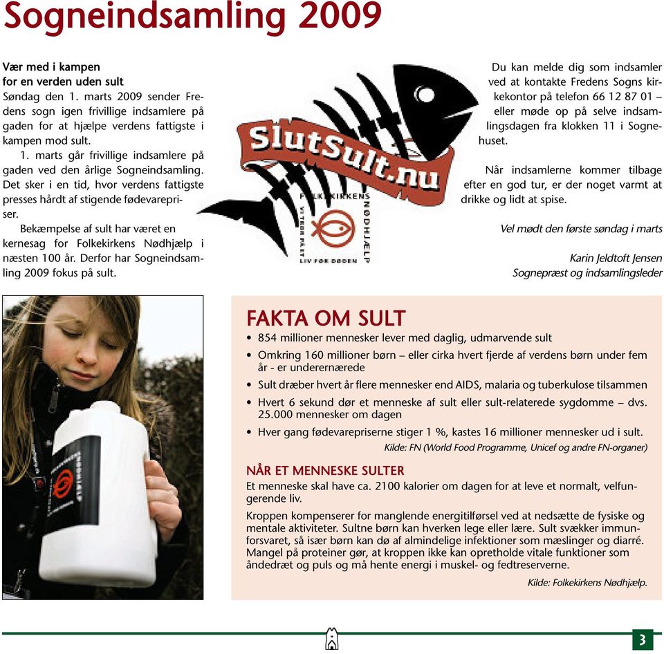 Derfor har Sogneindsamling 2009 fokus på sult.