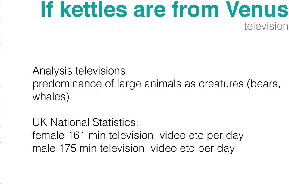(bears, whales) UK National Statistics: female 161 min