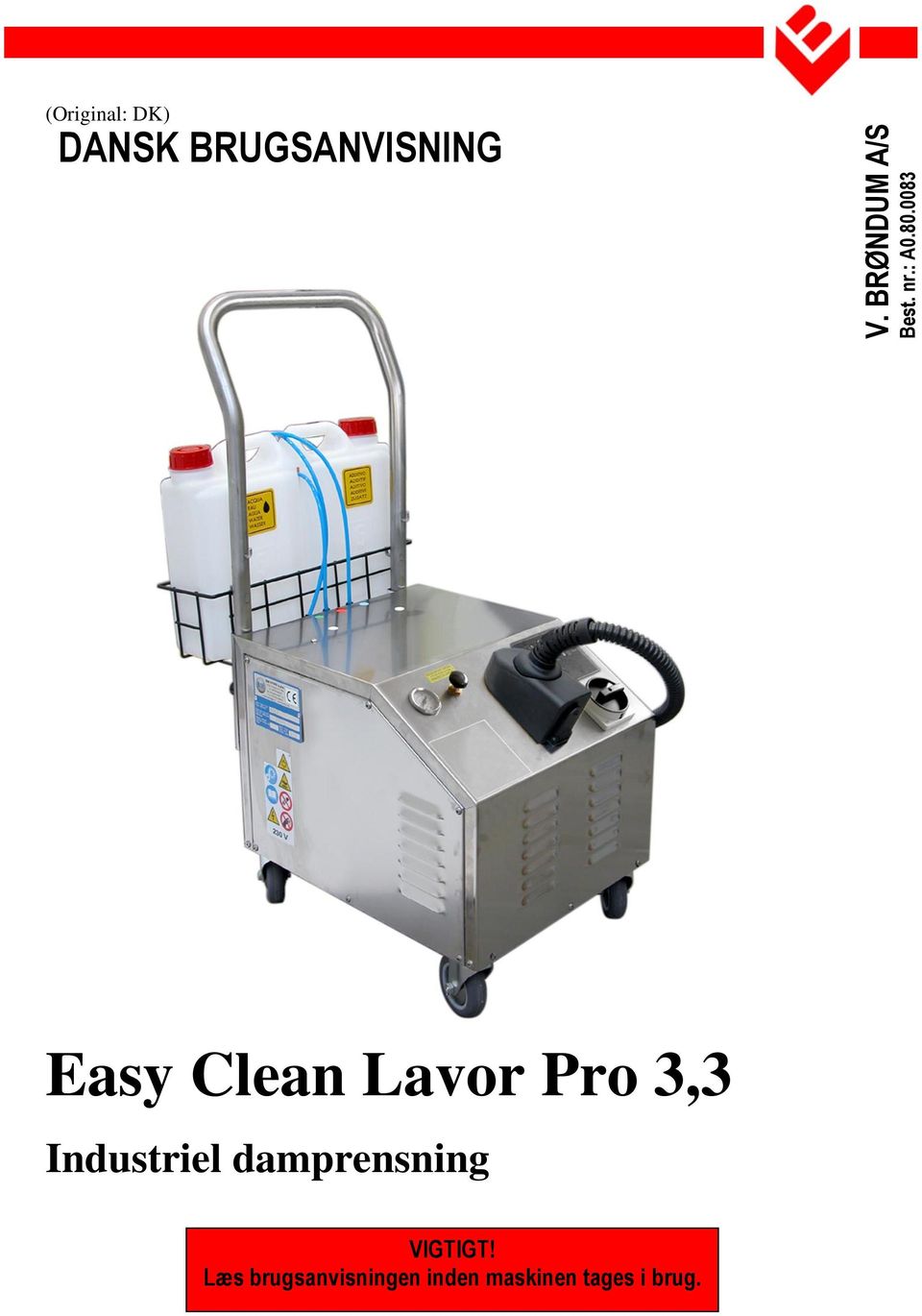 Easy Clean Lavor Pro 3,3 Industriel