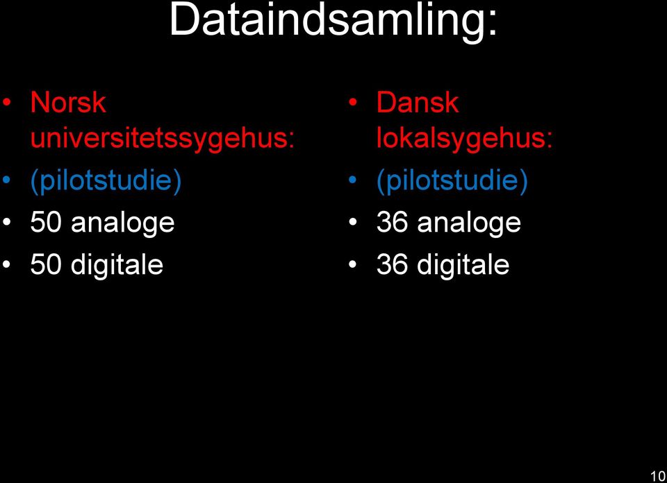50 analoge 50 digitale Dansk