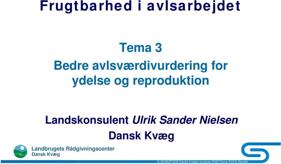 reproduktion Landskonsulent Ulrik Sander