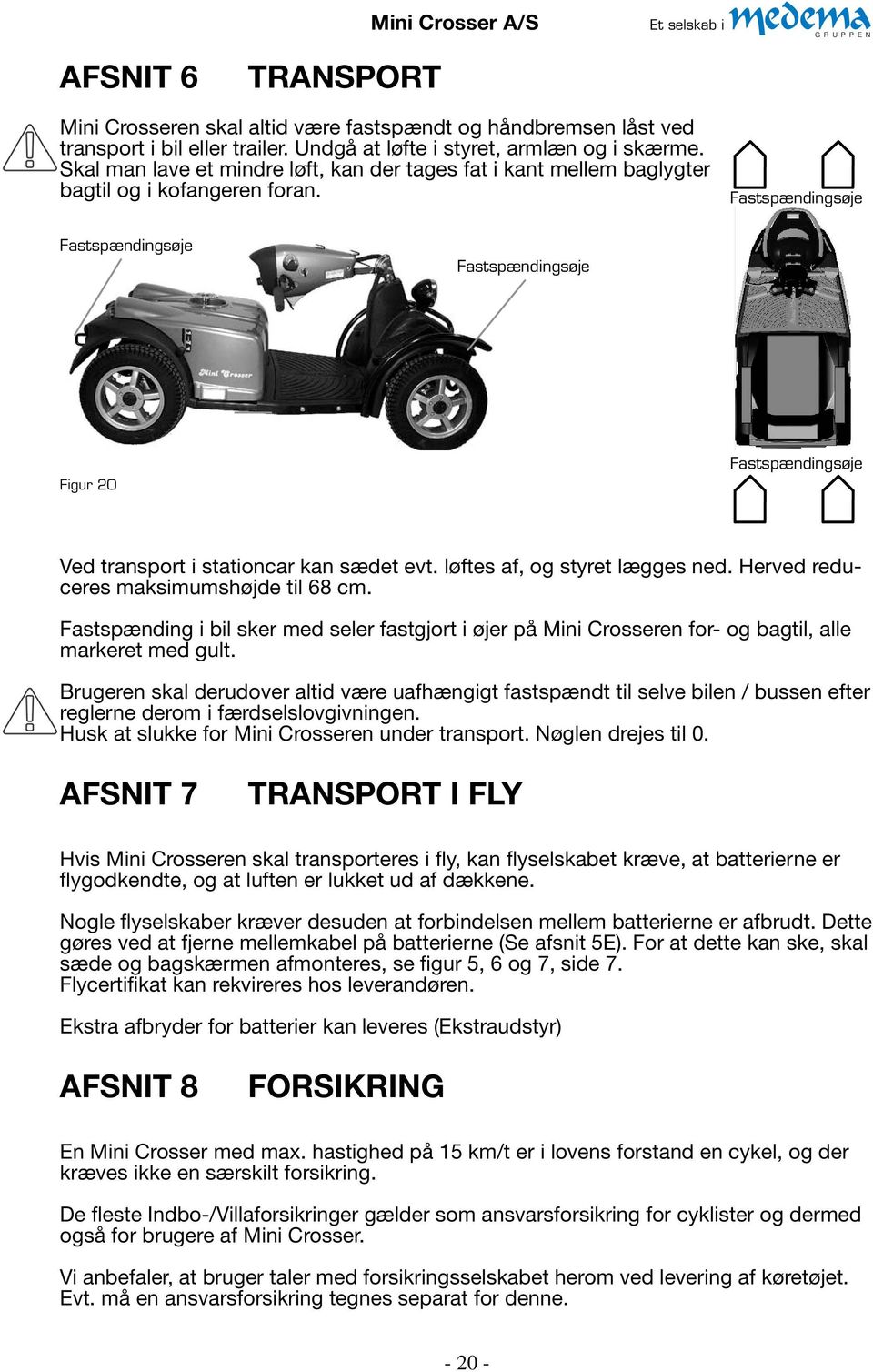 BRUGERVEJLEDNING. Mini Crosser Nordic 4W - PDF Gratis download