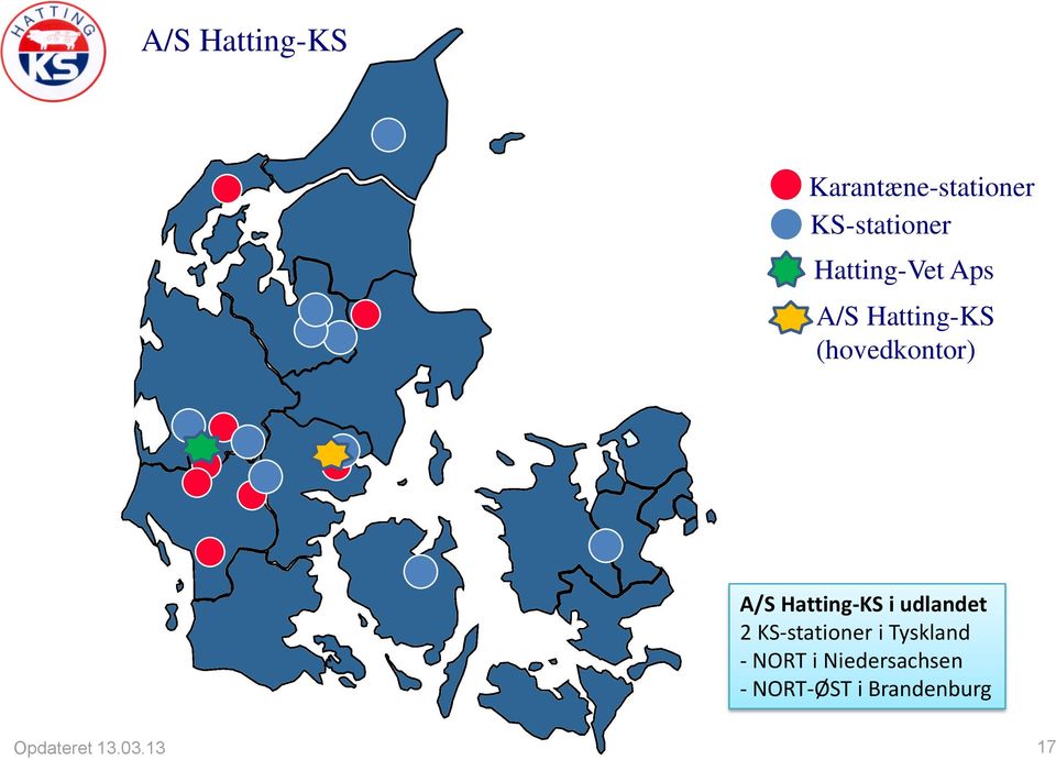 Hatting-KS i udlandet 2 KS-stationer i Tyskland -