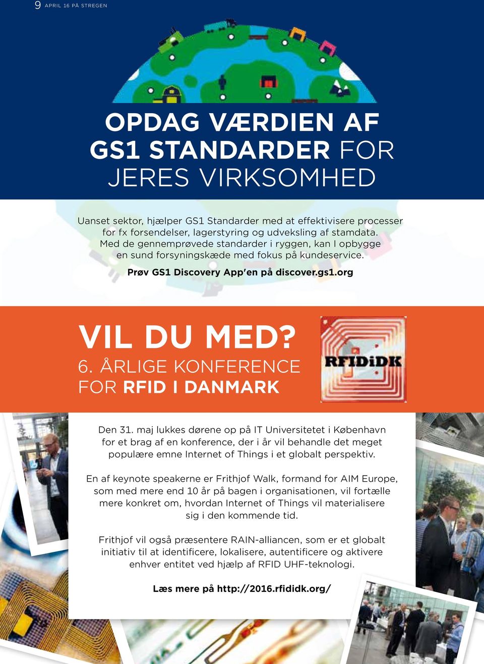 ÅRLIGE KONFERENCE FOR RFID I DANMARK Den 31.