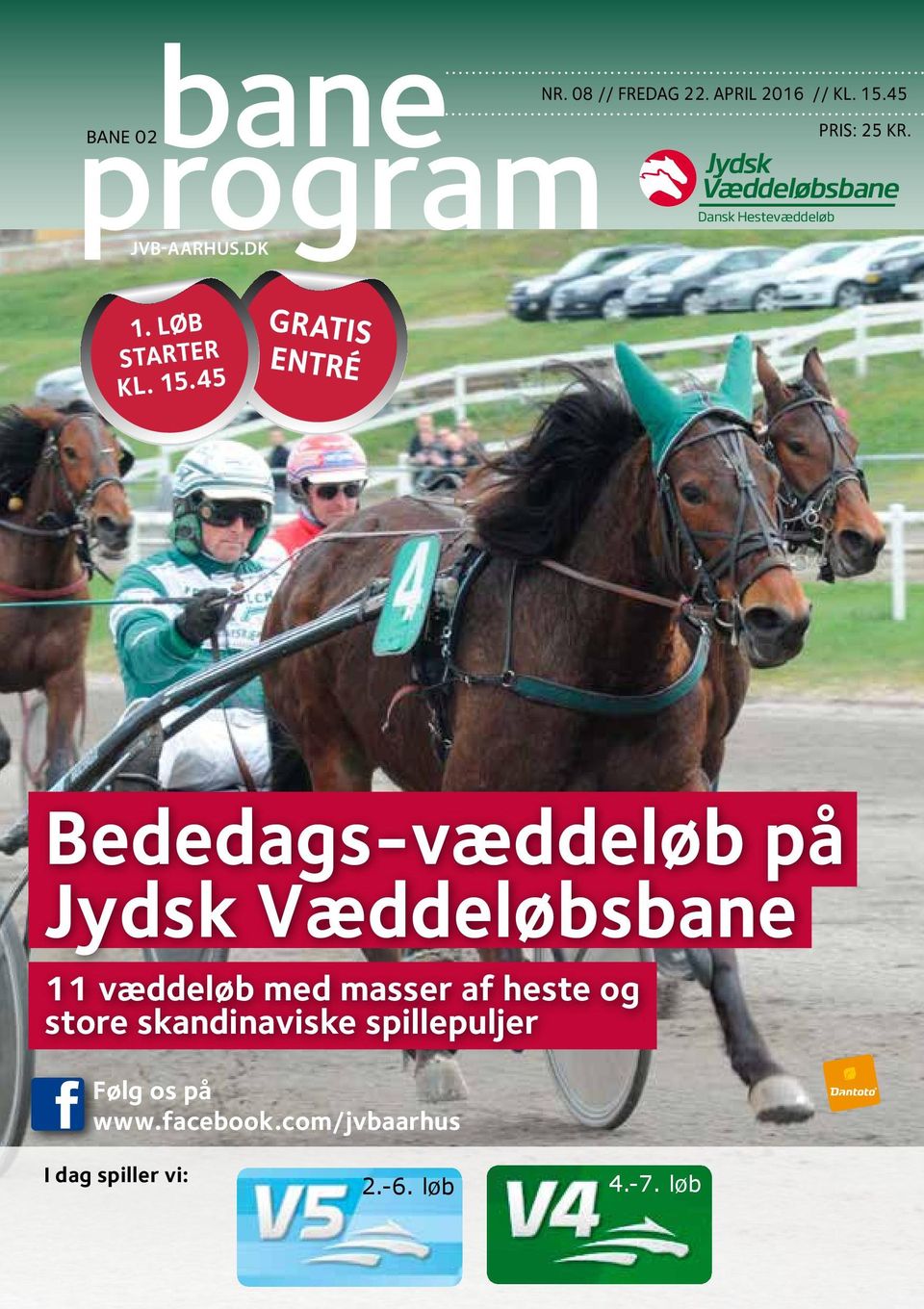 . GRATIS ENTRÉ Bededags-væddeløb på Jydsk Væddeløbsbane væddeløb med masser af heste
