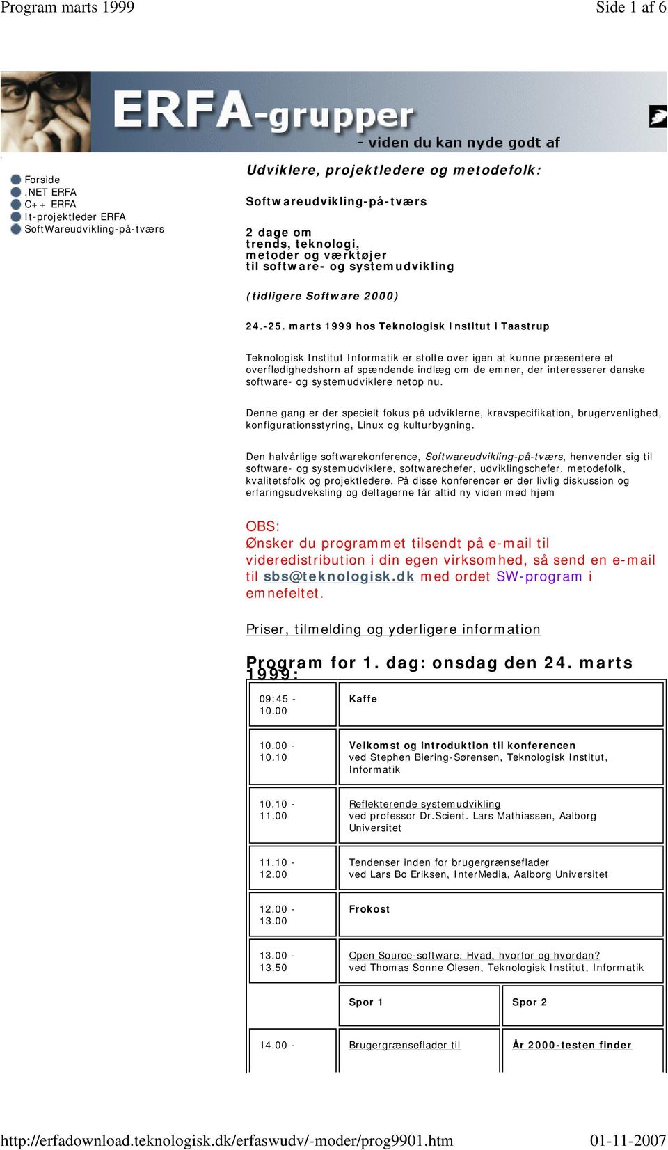systemudvikling (tidligere Software 2000) 24.-25.