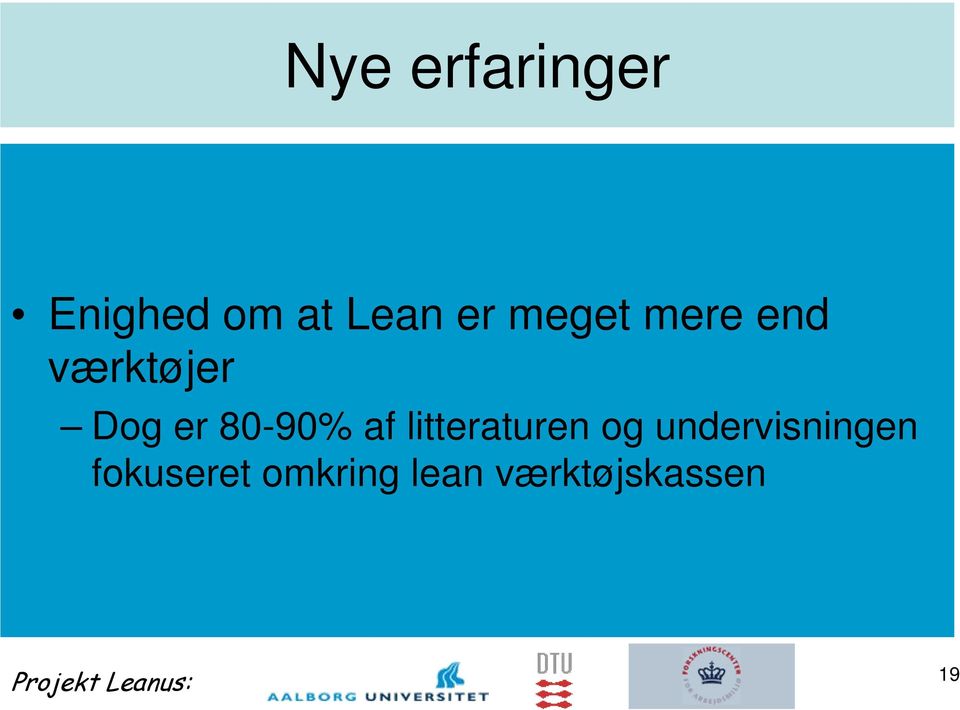 Om Lean. Per Langaa Jensen, DTU. Projekt Leanus: - PDF Free Download