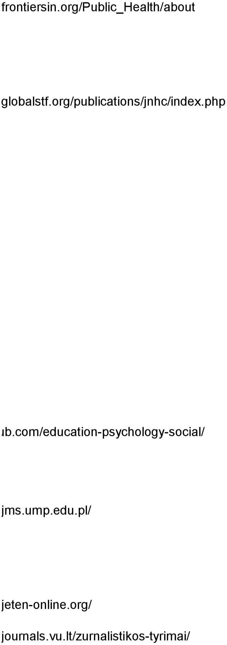 com/education-psychology-social/ http://www.jms.ump.edu.pl/ http://www.