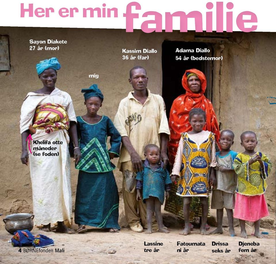 Khelifa otte måneder (se foden) 4 BØRNEfonden Mali